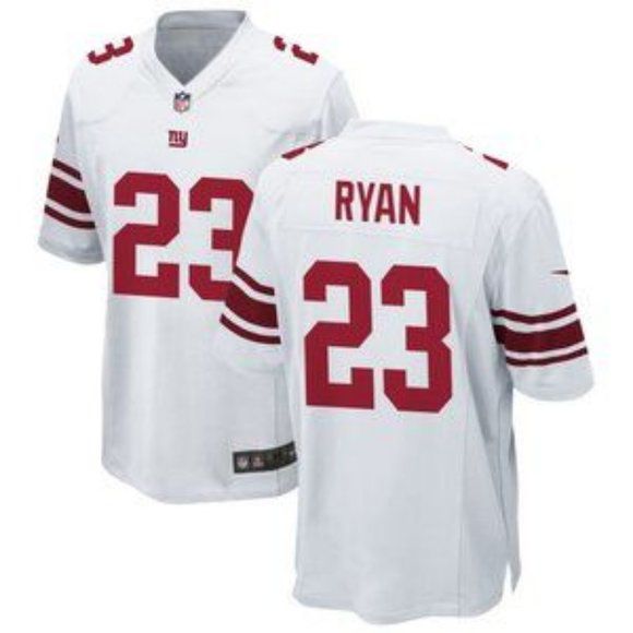 Men New York Giants #23 Logan Ryan Nike White Team Game NFL Jersey->new york giants->NFL Jersey
